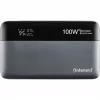 Powerbank INTENSO 7350050 — 20000 mAh, 1× USB-A + 2× USB-C, 100 W totale uitgangsvermogen, zwart/grijs