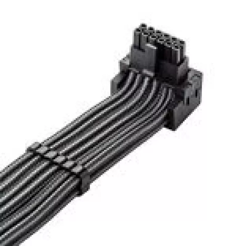 CableMod C-Series Pro verbindingskabel - variant B, 16-pin naar 3x8-pin PCIe, carbon
