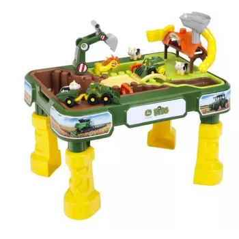 Zand- & watertafel KLEIN Theo Klein 3948 — outdoor speeltafel, groen/geel, voor kinderen vanaf 1,5 jaar