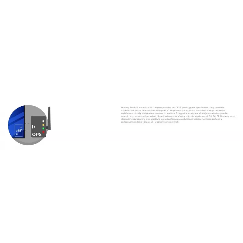 Avtek informatiemonitor DS2 75