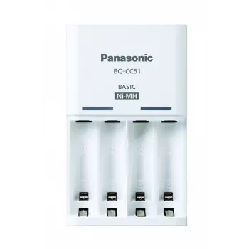 Batterijlader PANASONIC Eneloop Basic BQ-CC51 + 4x AA 2000 mAh (K-KJ51MCD40E)