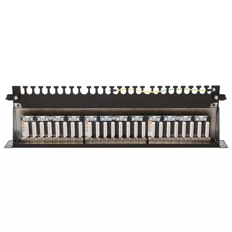 Patchpanel - Extralink CAT6A STP, 24 poorten