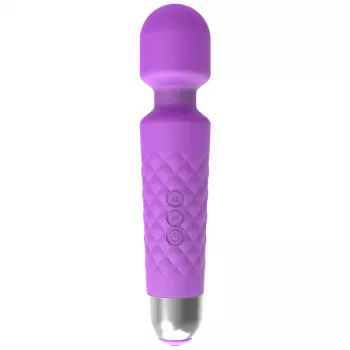 Clitoris-massageapparaat Erolab Wand-M paars oplaadbaar waterdicht