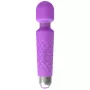 Clitoris-massageapparaat Erolab Wand-M paars oplaadbaar waterdicht