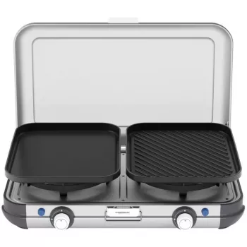 Draagbare grillkoker Campingaz 2213311 — 2 zones, 5,4 kg, 490×350 mm, zwart/grijs/zilver