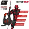 Gaming-headset met microfoon Art Hero USB