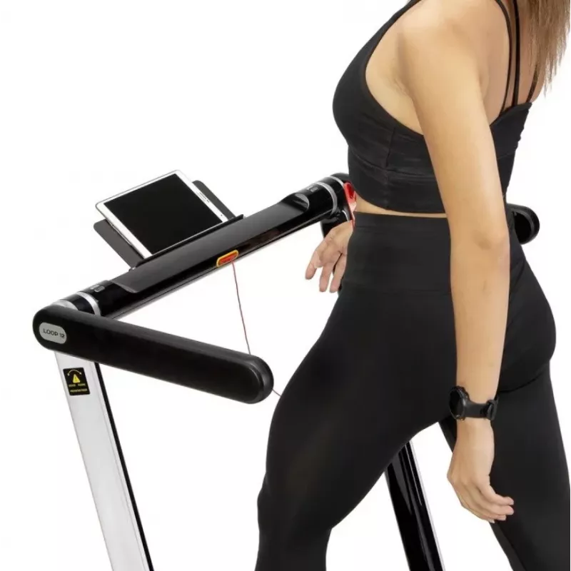 HMS LOOP12 elektrische loopband 1-12 km/h, grijs
