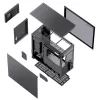 PC-behuizing Jonsbo D41 MESH midi tower zwart