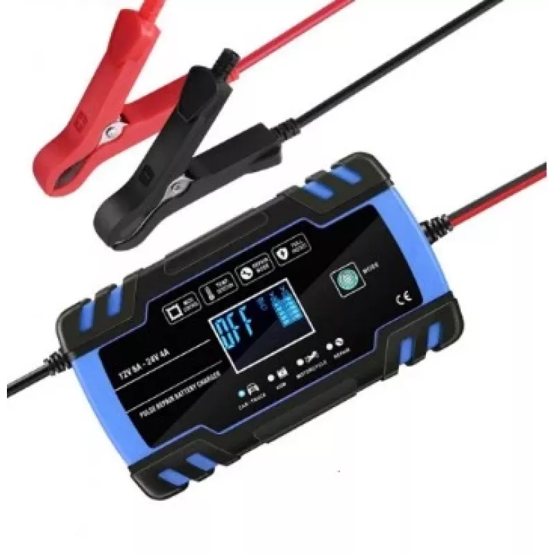 Extralink | Automatische oplader | voor 12/24V 8A batterij blauw
