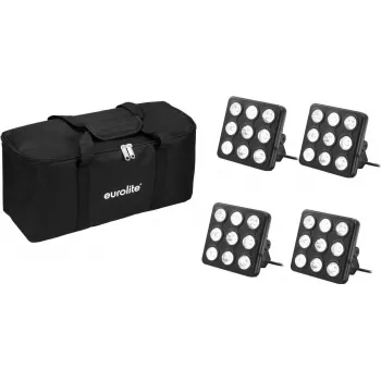 LED Party Panel Set EUROLITE 20000962 RGB UV — meerkleurige LED-panelen met RGB- en UV-licht