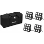 LED Party Panel Set EUROLITE 20000962 RGB UV — meerkleurige LED-panelen met RGB- en UV-licht