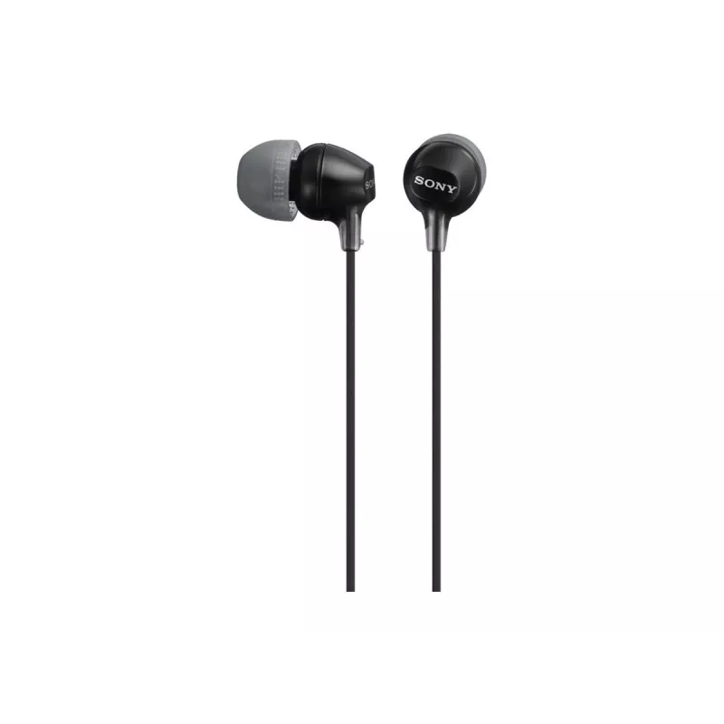 Sony MDR-EX15AP, bedraad, 8 - 22000 Hz, gesprekken/muziek, 3 g, headset, zwart