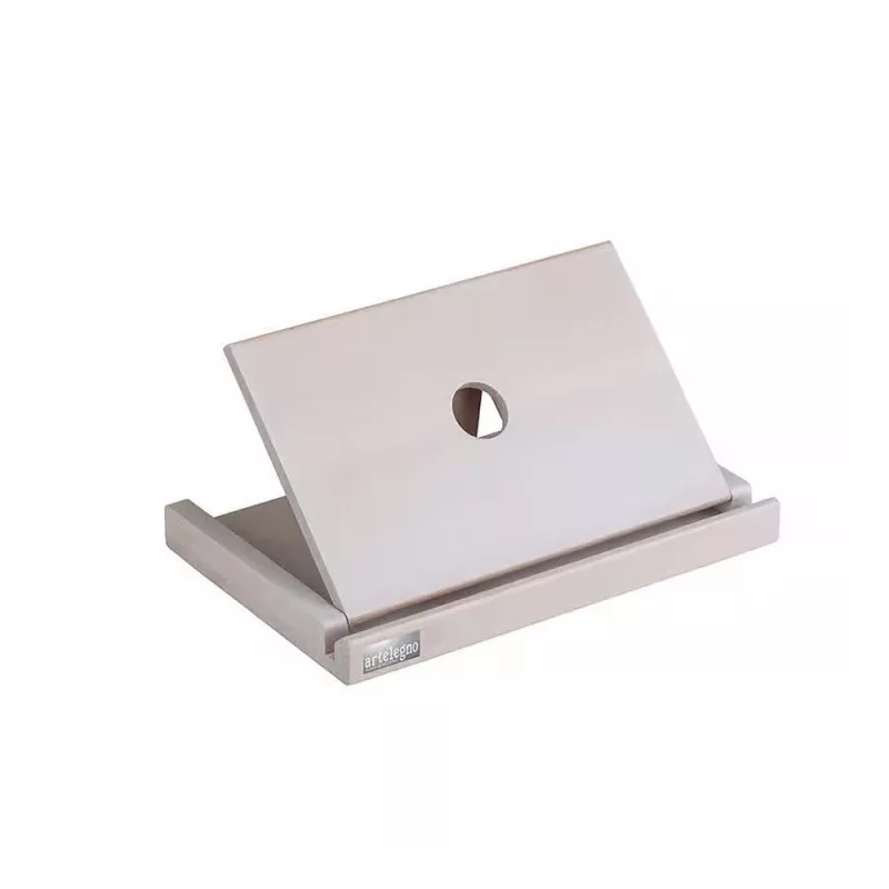 Tabletstandaard artelegno 46/W beukenhout in hoogte verstelbaar voor tablets en e-readers