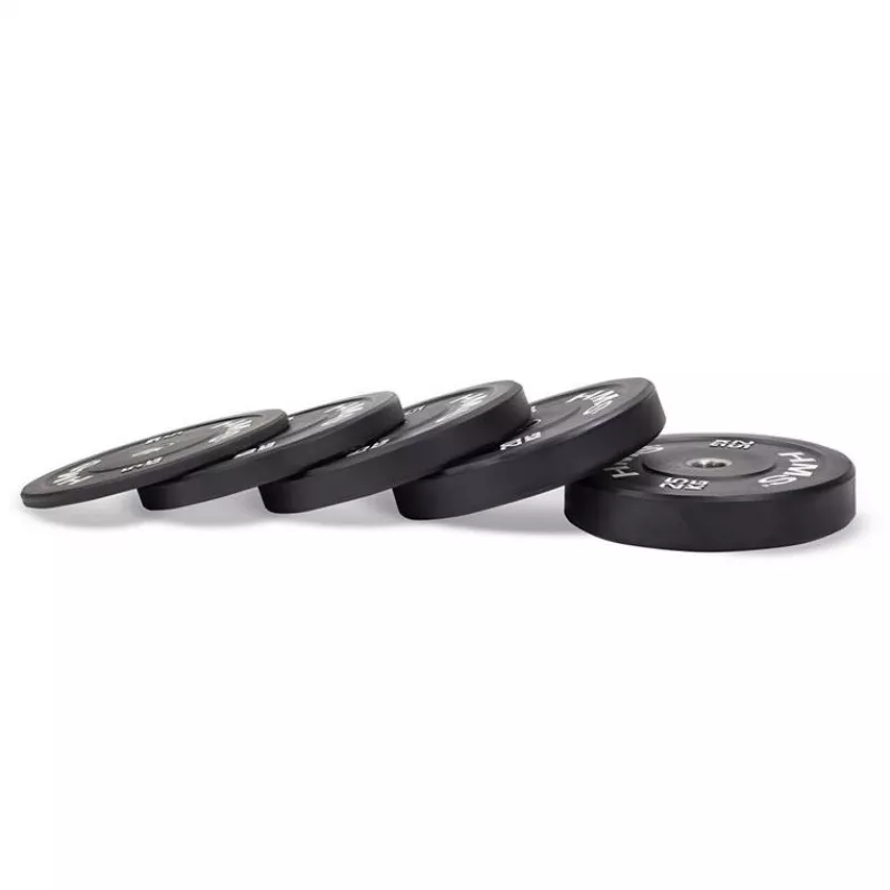 HMS Fitness BBR15 1 stuks Olympische rubbercoated gewichtsschijf