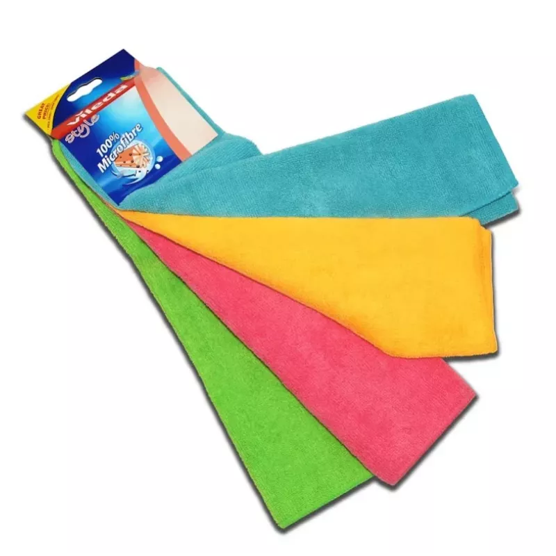 Schoonmaakdoek Vileda microvezeldoek Colors Extra Large 4 stuks