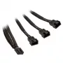 EK Water Blocks EK-kabel Y-splitter voor 3x 4-pins PWM-ventilator 10 cm