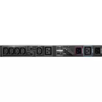 Bluewalker PowerWalker MBS - omschakelaar (rack - rack-mountable) - AC 208/220/230/240 V - uitgangsaansluitingen: 6 - 48,3 cm (19) - zwart (UPS2005)