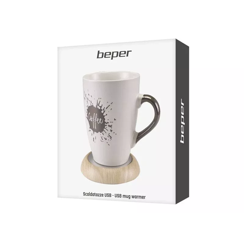 Mokkenwarmer Beper P201UTP003 Silver Wood