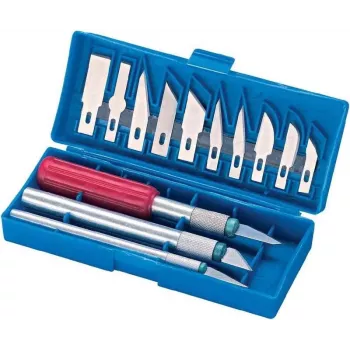 Snijgereedschapset Basetech 482781 — 16-delige handsnijgereedschappen
