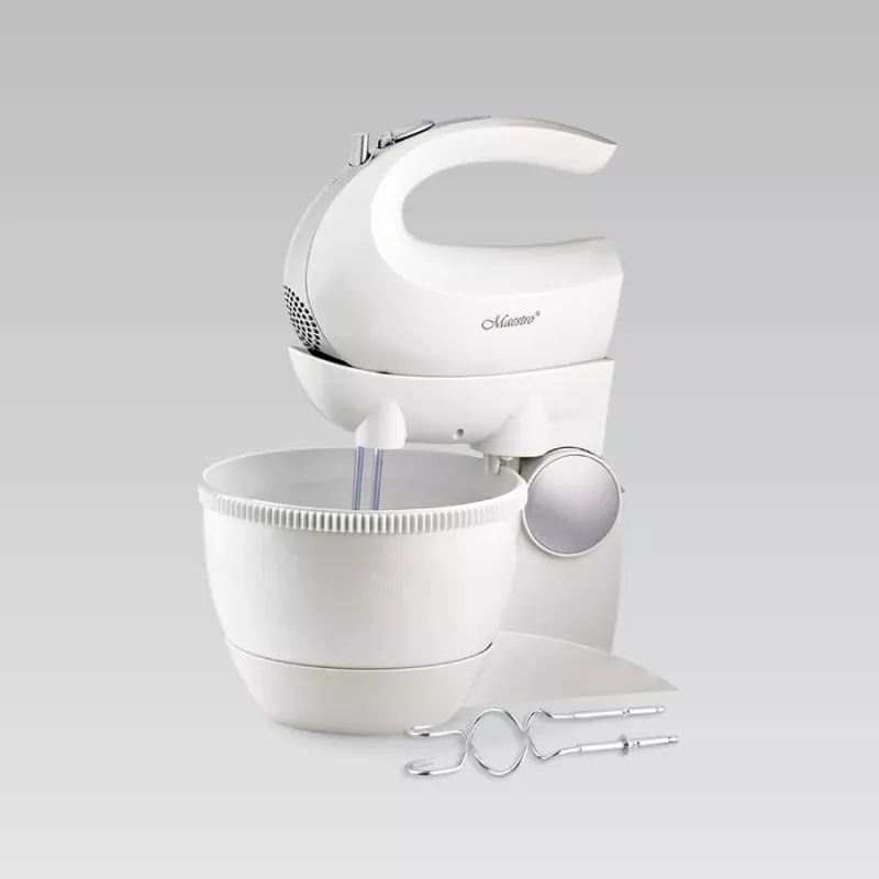 Mixer met roterende kom Maestro MR-556 — staande planetaire mixer, roterende RVS-kom, meerdere snelheden