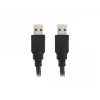 USB-A-naar-USB-A-kabel LANBERG CA-USBA-30CU-0018-BK — USB 3.2 Gen 1 (5 Gbit/s), 1,8 m, zwart