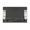 Patchpanel DELOCK mini desktop RJ45 6 poorten Cat.6A afgeschermd, metaal, zwart, 80×22×125 mm
