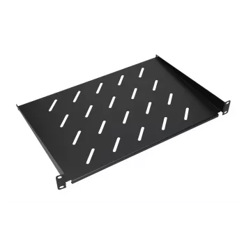 Rackbodem Extralink SHELF 1U voor 19-inch wandbehuizing, 1U, 300 mm, zwart, metaal