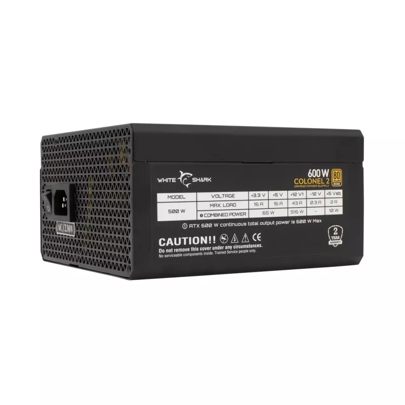 Voeding White Shark GPSU-B600S Colonel-2 600W