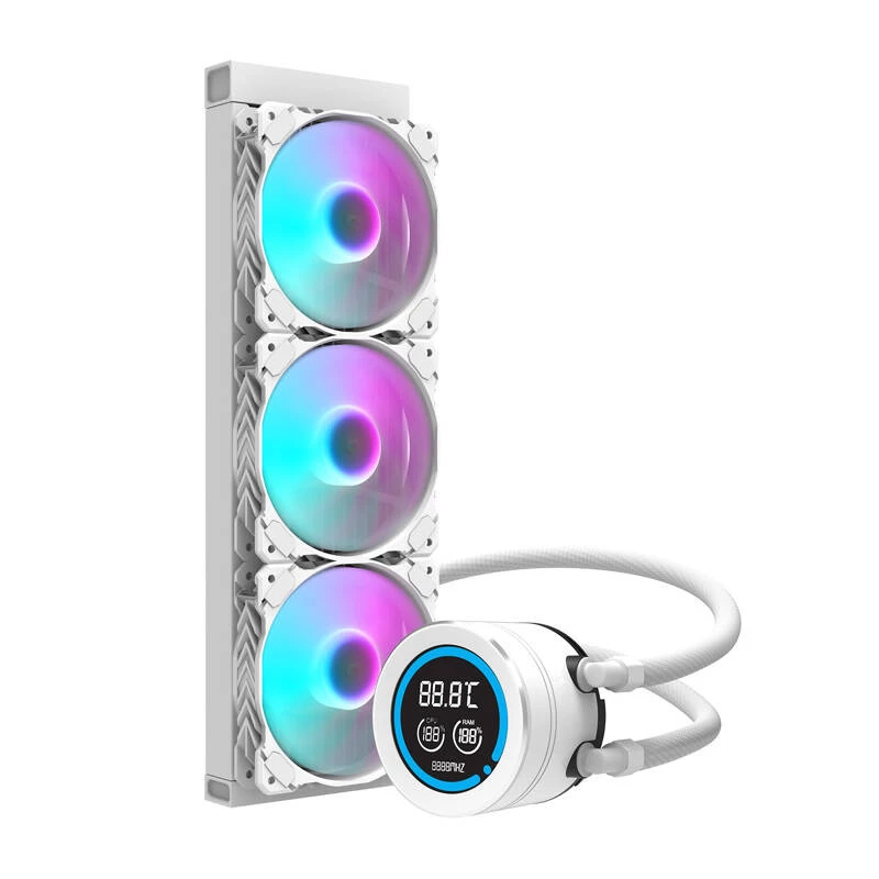 360mm computerradiator Darkflash DN-D360 WHITE — 360mm koelradiator voor pc-waterkoeling