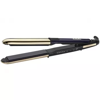 Haarstijltang BABYLISS ST484E — keramische platen, warm-technologie, 230 V, 3,3 m kabel, zwart/goud