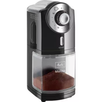 Melitta | koffiemolen | 1019-02 MOLINO | 100 W | capaciteit koffiebonen 200 g | aantal kopjes 2 - 14 stuks | zwart