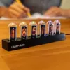 Tafelklok Lamptron DC601 IPS zwart — digitale tafelklok met IPS-display