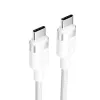 USB-C-naar-USB-C kabel Vention TRDWF — 1 m, USB 2.0, 60 W Power Delivery, 3 A, wit