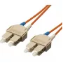 Equip SC/SC glasvezel-patchkabel – OM1/OM2, 1,0 m, 62,5/125 µm