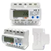 Driefasige energiemeter QOLTEC 50883 Wi‑Fi 400V met lcd-display