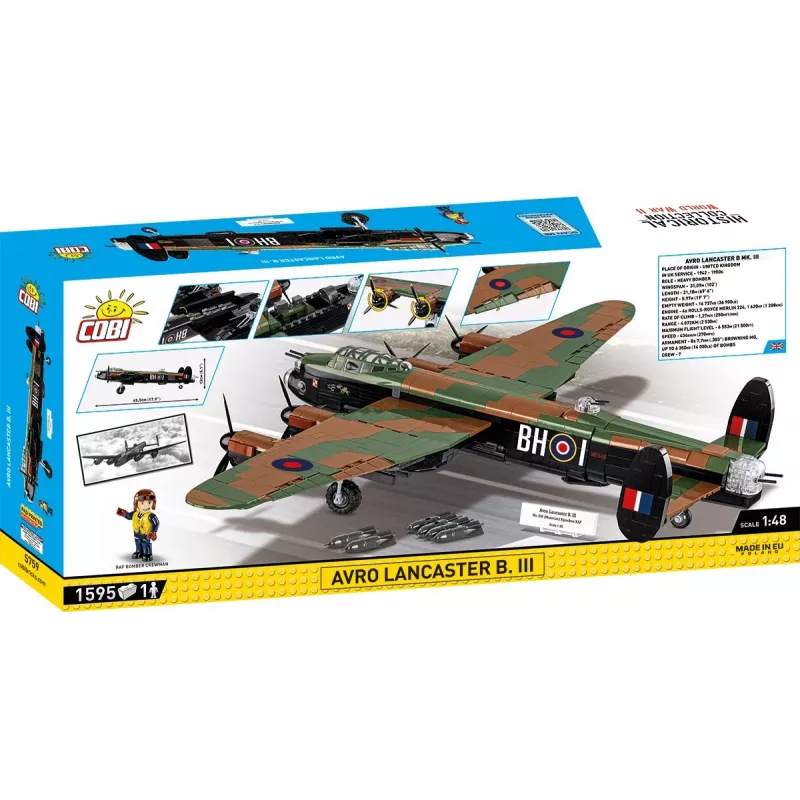 Blocks Avro Lancaster B.III 1595 bouwstenen