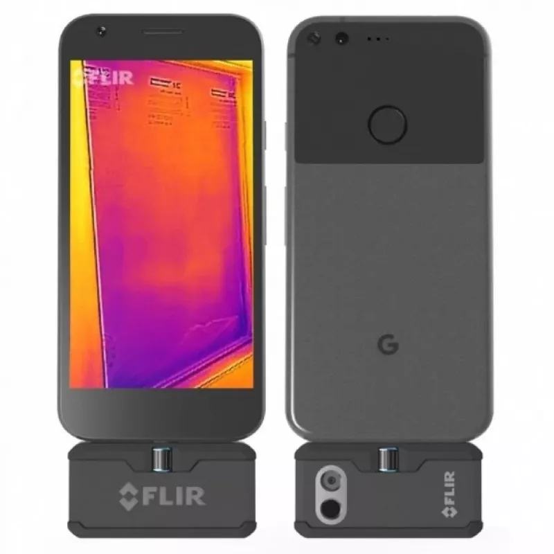 Warmtebeeldcamera FLIR ONE Pro Android USB-C — FLIR, model FP3AC, 8,7 Hz, NETD 150 mK, 8–14 µm, vast focus, USB-C