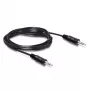 Audiokabel SBOX 3.5-3.5-M/M-2 2m zwart