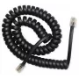 Spiraalkabel RJ10/4P4C/2m/zwart