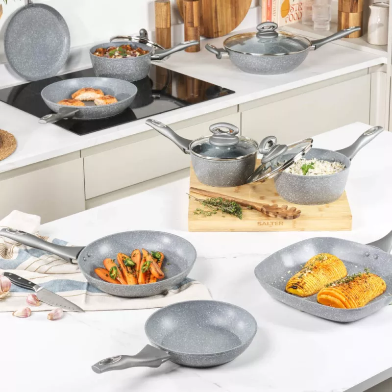 Salter BW02764G1EU7 Marblestone 28 cm braadpan