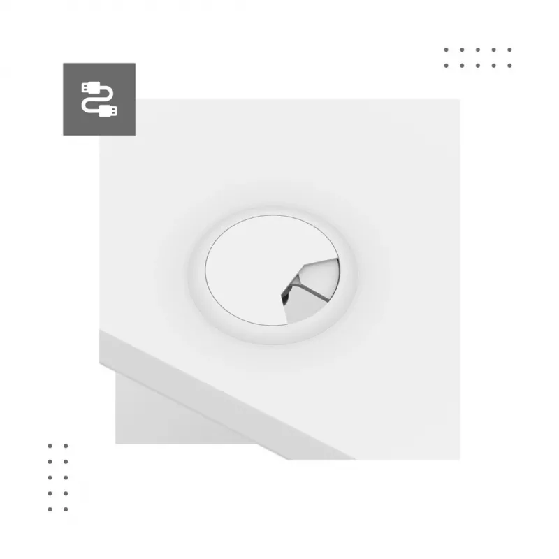 Elektrisch bureau MA-Leader 7.6 wit