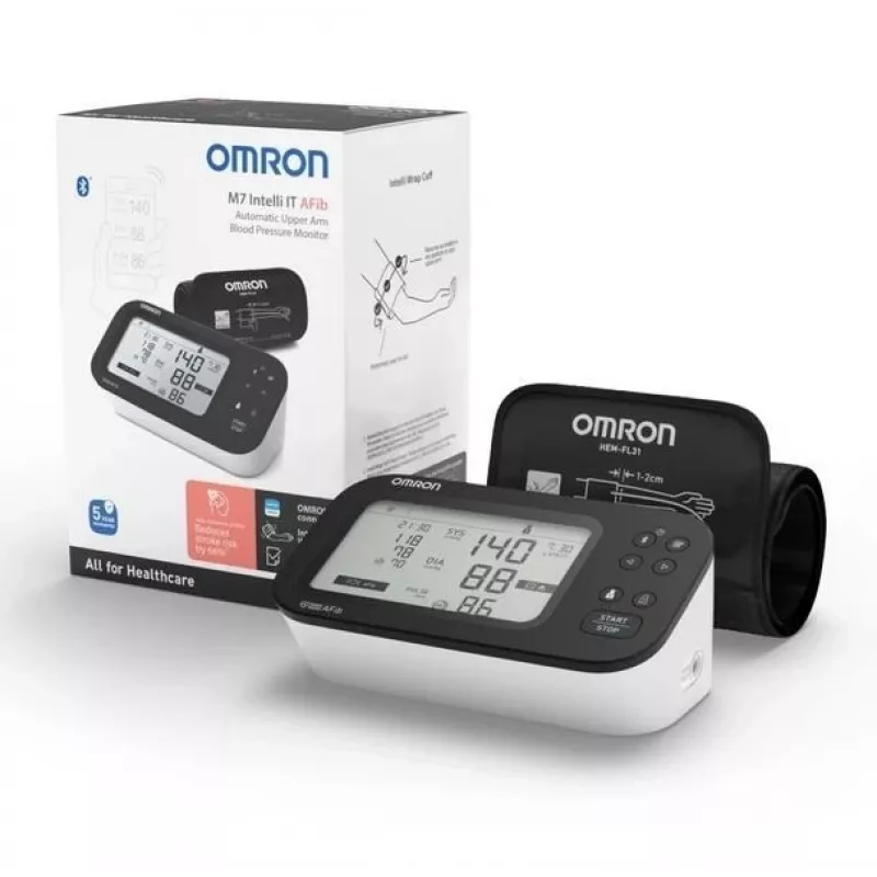 Omron M7 Intelli IT bovenarm-bloeddrukmeter, automatisch, 2 gebruikers