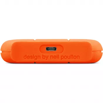 Rugged Mini 5 TB, externe harde schijf (zilver/oranje, Micro-USB-B 3.2 Gen 1 (5 Gbit/s))
