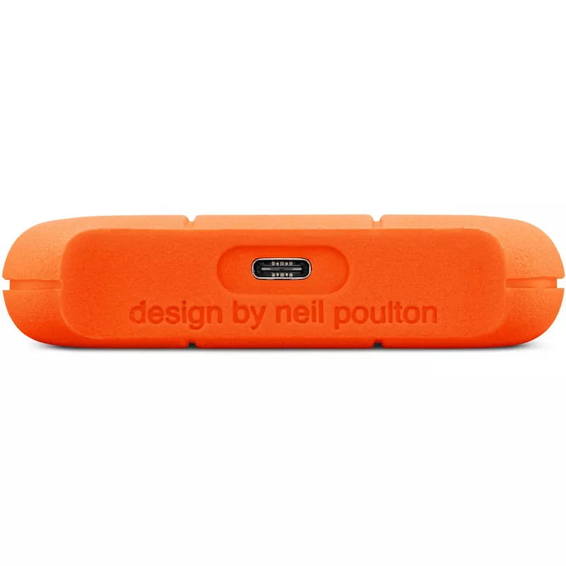 Rugged Mini 5 TB, externe harde schijf (zilver/oranje, Micro-USB-B 3.2 Gen 1 (5 Gbit/s))