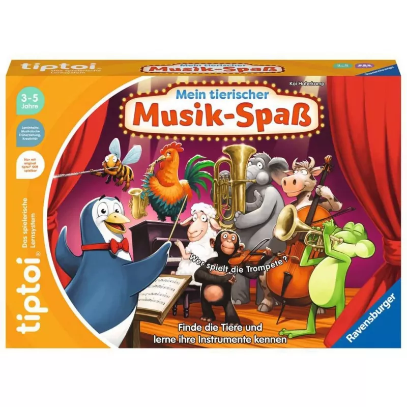 tiptoi Mein tierischer Musikspaß, bordspel