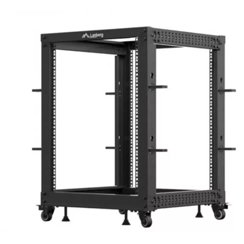 Vrijstaand rack Lanberg OR01-6115-B 15U zwart 600 kg capaciteit