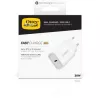 Wandlader OTTERBOX 30W USB-C PD wit — 30W uitgang, enkele USB-C-aansluiting