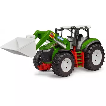 BRUDER tractor met voorlader model BR-03451 – robuuste speelgoedtractor met beweegbare lader