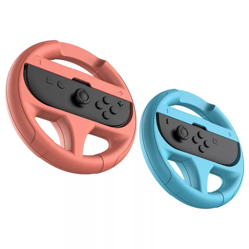 Wheel mod Subsonic 2-pack stuurwielen voor Switch & Switch 2 rood turquoise