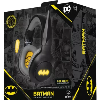 Headset FR-TEC Gaming Headset Batman met afneembare oren